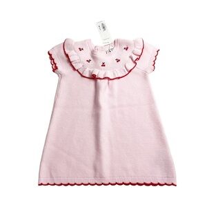 New! Janie and Jack knit cherries dress